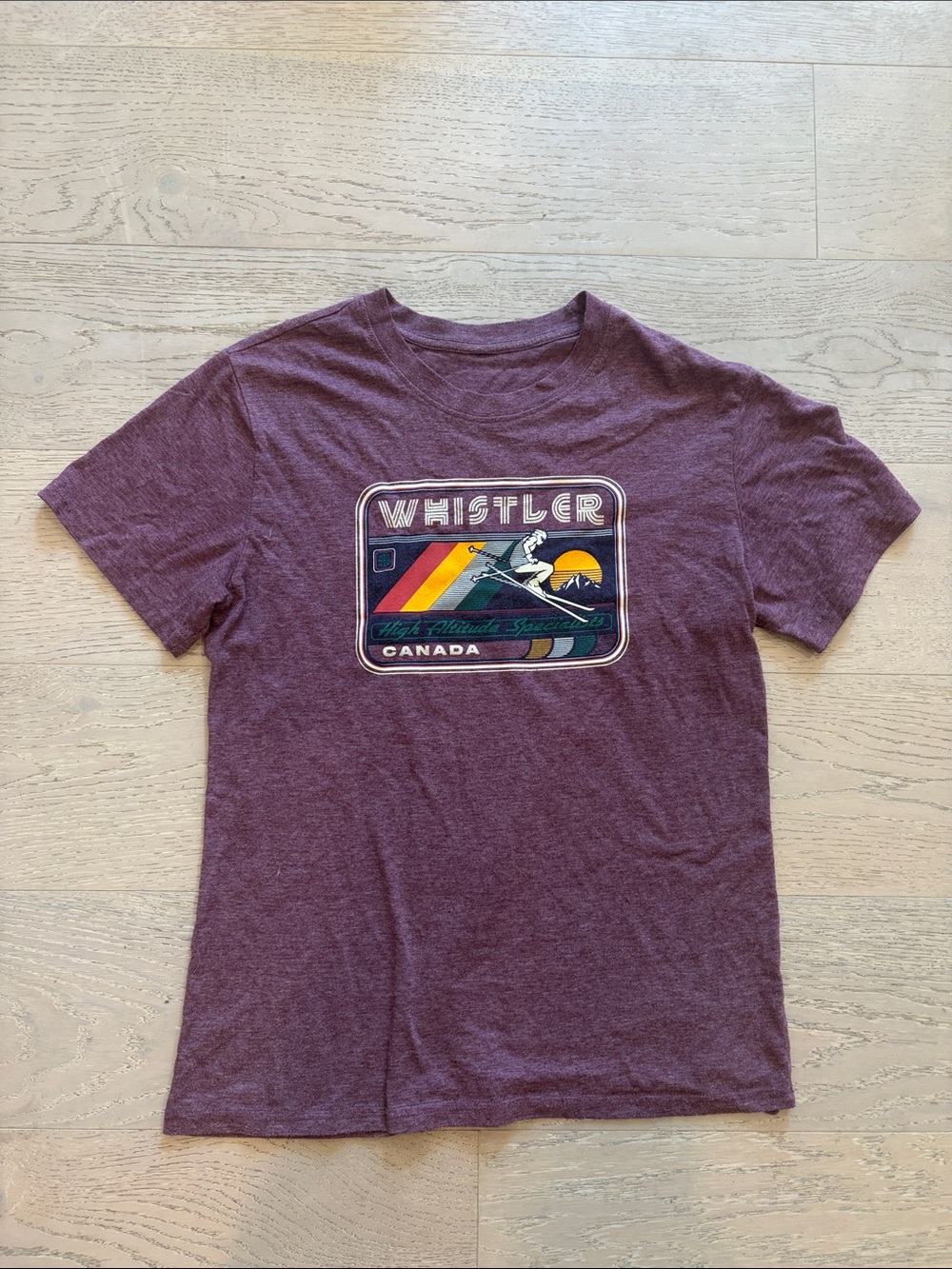 Canada Maroon Graphic Crew Neck T-Shirt